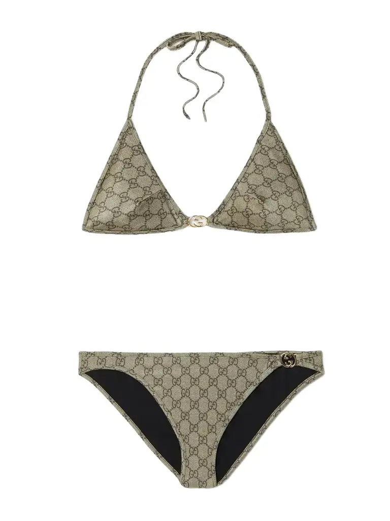 Gucci Embellished Printed Bikini | Image 1 Gucci Embellished Printed Bikini | Image 1