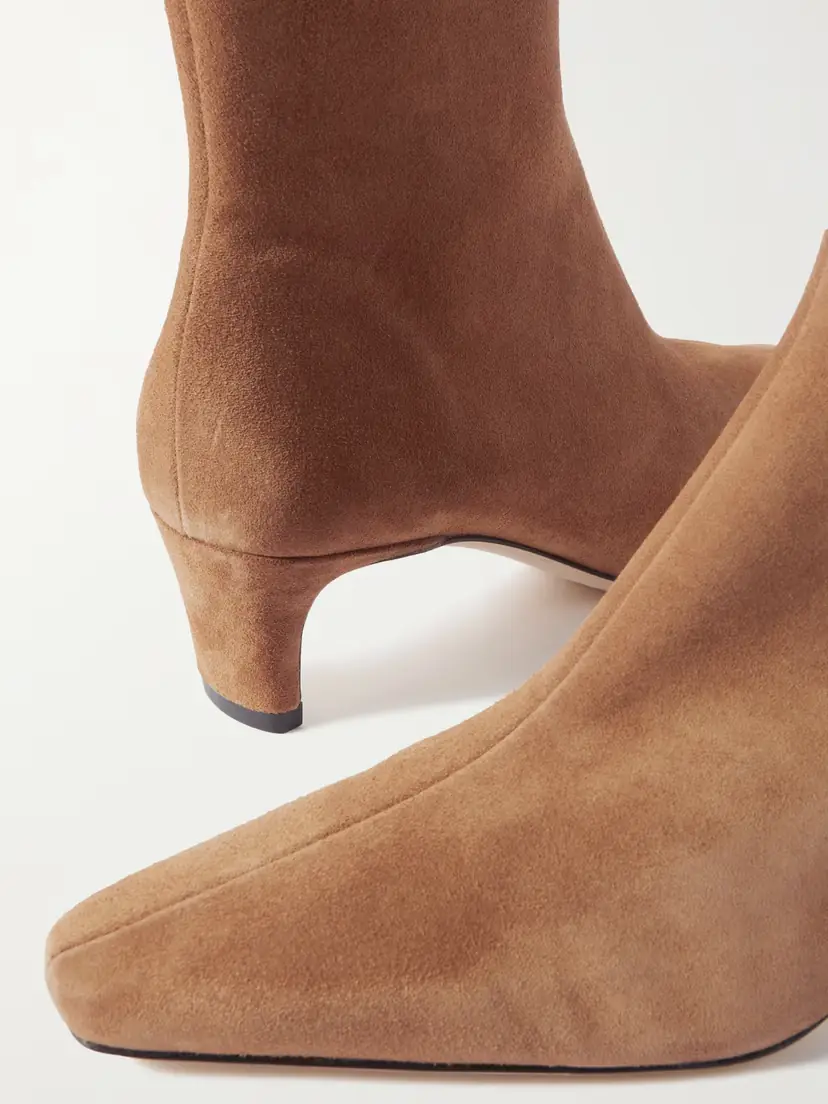 Staud Wally Suede Ankle Boots | Thumbnail 4 Staud Wally Suede Ankle Boots | Thumbnail 4