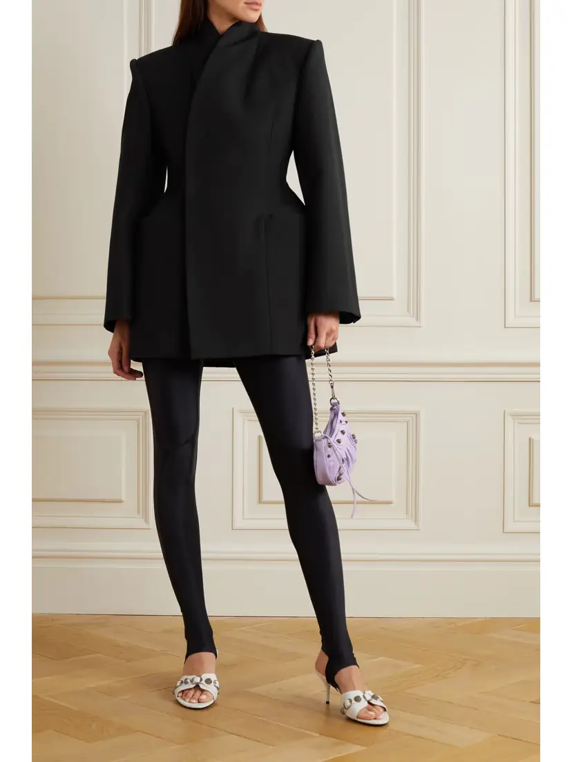 Balenciaga Hourglass Wool-gabardine Jacket | Thumbnail 2 Balenciaga Hourglass Wool-gabardine Jacket | Thumbnail 2