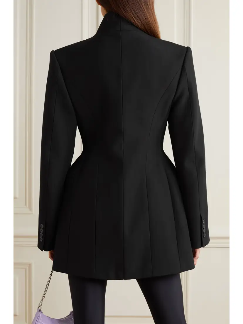 Balenciaga Hourglass Wool-gabardine Jacket | Thumbnail 3 Balenciaga Hourglass Wool-gabardine Jacket | Thumbnail 3
