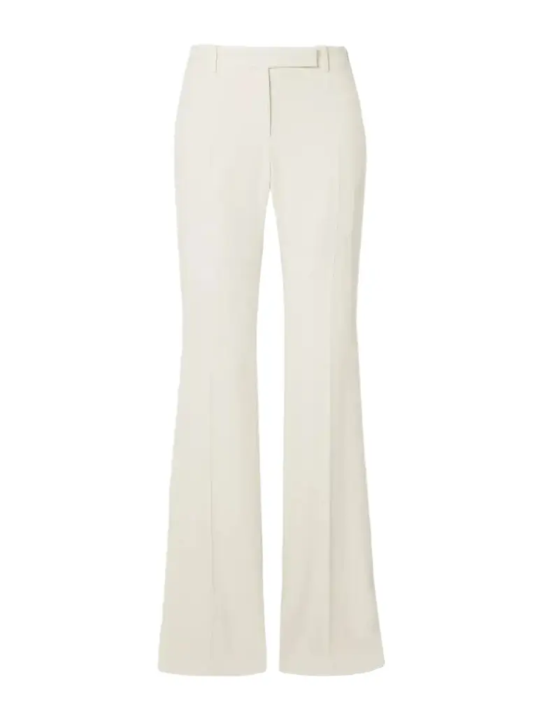 Alexander McQueen Crepe Bootcut Pants | Image 1 Alexander McQueen Crepe Bootcut Pants | Image 1