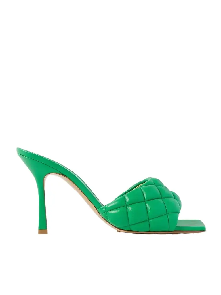 Bottega Veneta Quilted Leather Mules | Image 1 Bottega Veneta Quilted Leather Mules | Image 1