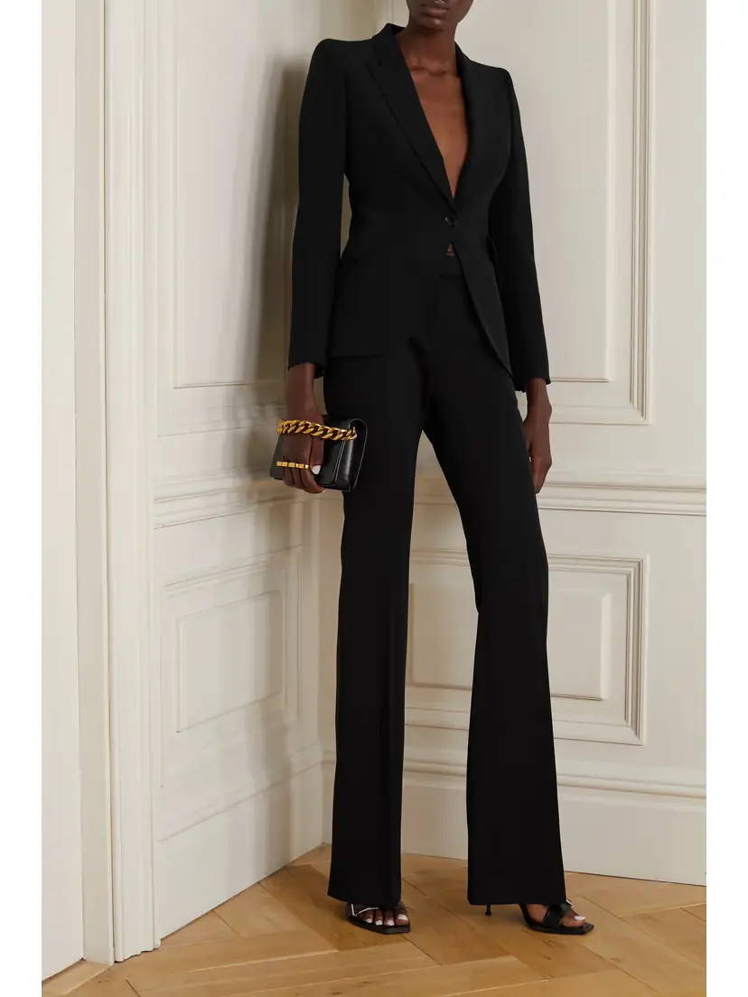 Alexander McQueen Crepe Blazer | Thumbnail 2 Alexander McQueen Crepe Blazer | Thumbnail 2