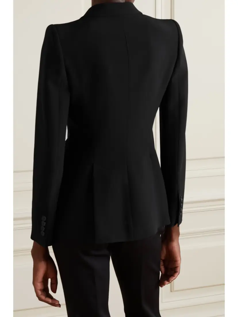 Alexander McQueen Crepe Blazer | Thumbnail 3 Alexander McQueen Crepe Blazer | Thumbnail 3