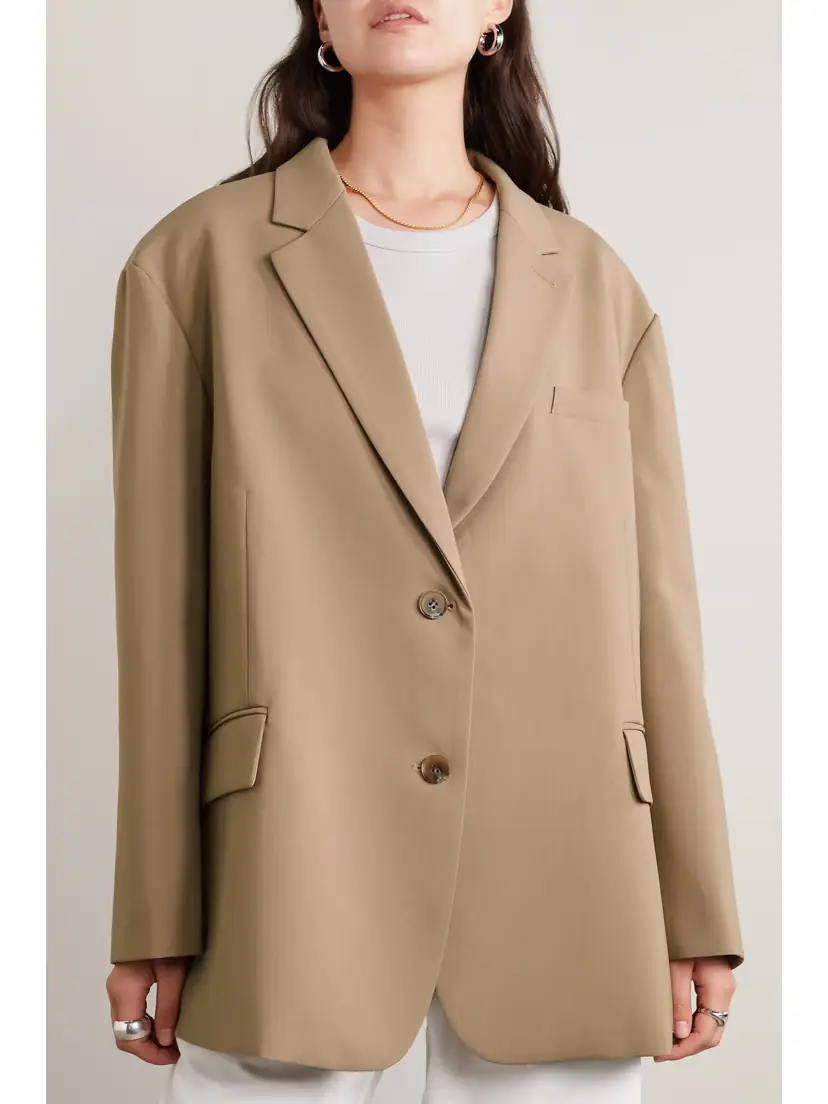 The Frankie Shop Bea Crepe Blazer | Thumbnail 3 The Frankie Shop Bea Crepe Blazer | Thumbnail 3