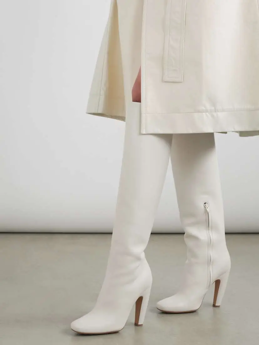 Bottega Veneta Veneta Leather Knee Boots | Thumbnail 2 Bottega Veneta Veneta Leather Knee Boots | Thumbnail 2