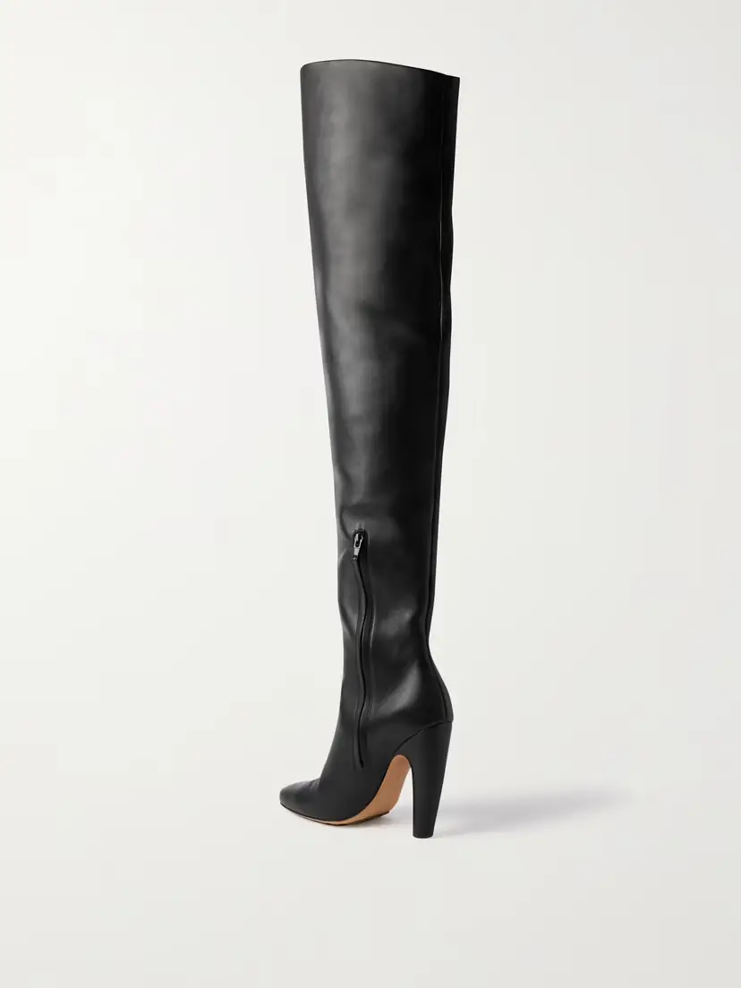 Bottega Veneta Veneta Leather Over-the-knee Boots | Thumbnail 3 Bottega Veneta Veneta Leather Over-the-knee Boots | Thumbnail 3