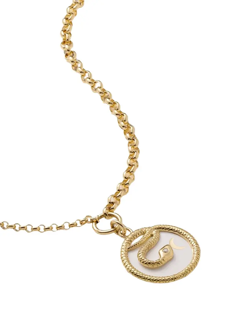 Wholeness 18-karat Gold, Enamel And Diamond Necklace Wholeness 18-karat Gold, Enamel And Diamond Necklace