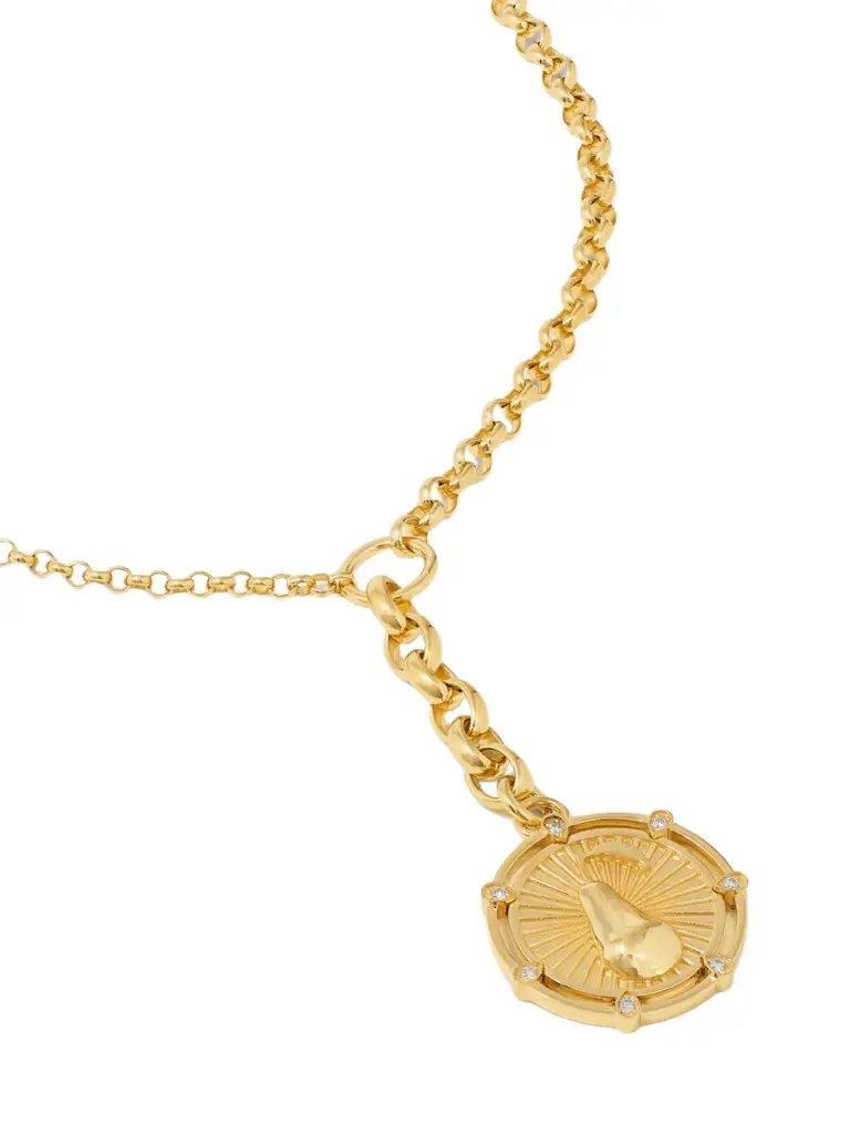 Foundrae Forever And Always A Pair 18-karat Gold Diamond Necklace | Image 1 Foundrae Forever And Always A Pair 18-karat Gold Diamond Necklace | Image 1