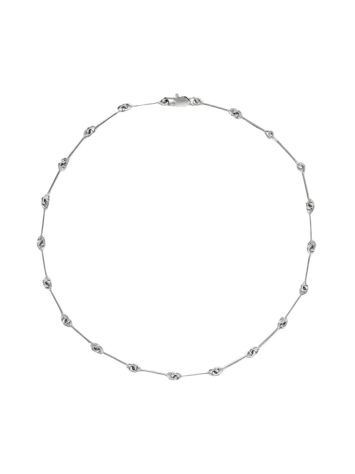 Laura Lombardi + Net Sustain Treccia Platinum-plated Necklace