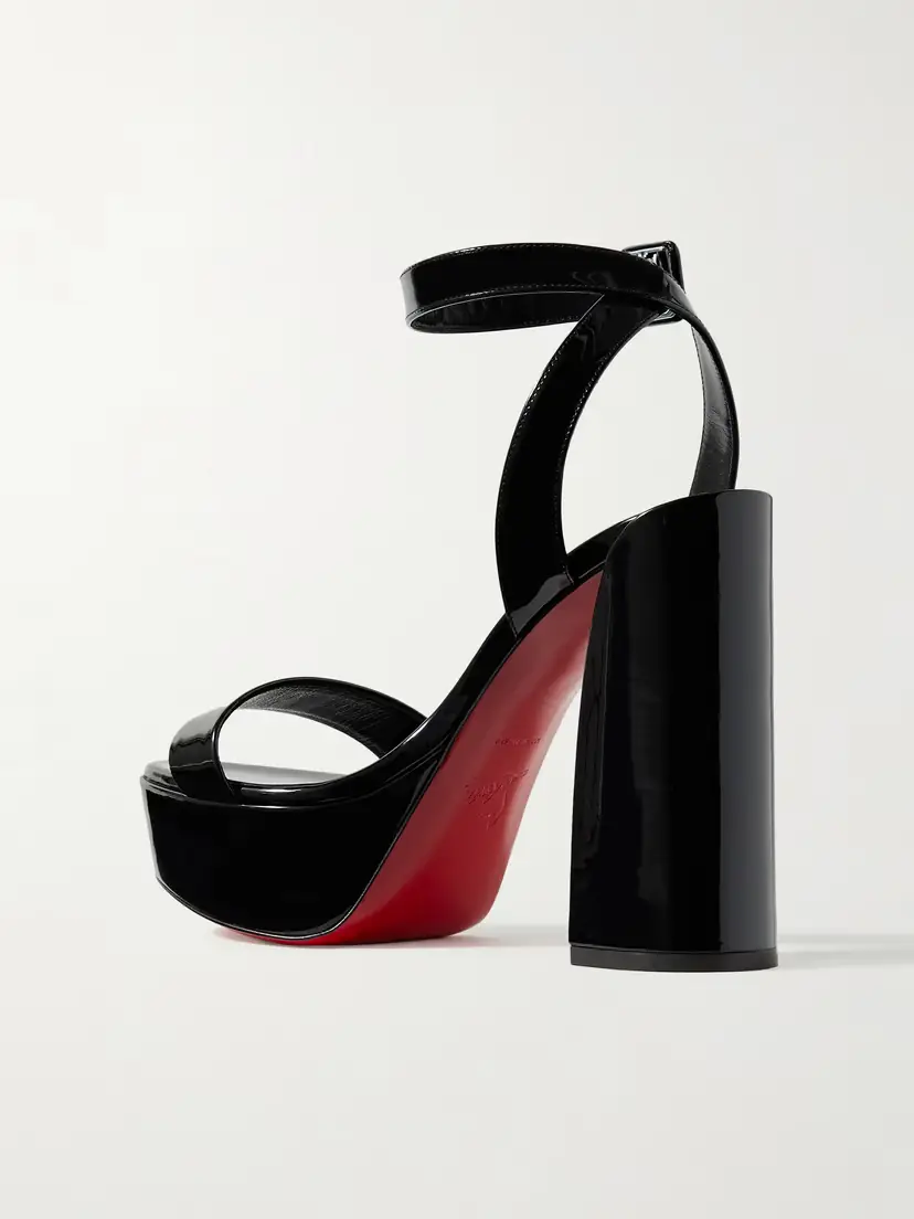 Christian Louboutin Movida Sabina 130 Patent-leather Platform Sandals | Thumbnail 3 Christian Louboutin Movida Sabina 130 Patent-leather Platform Sandals | Thumbnail 3