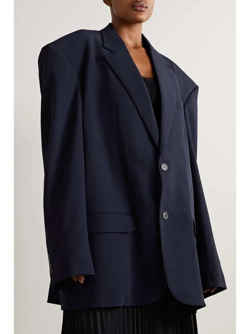 Balenciaga Oversized Wool-blend Blazer | Thumbnail 3