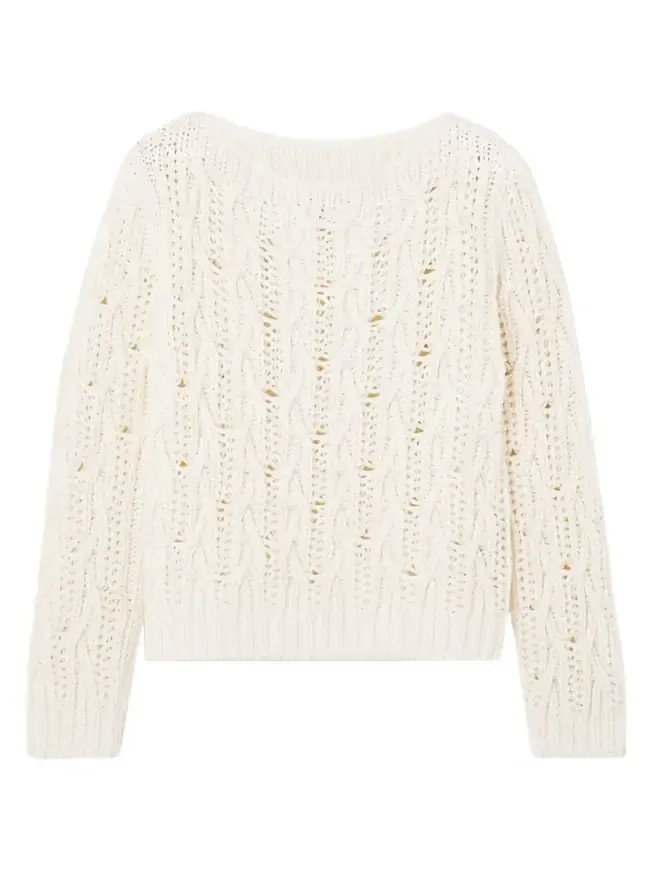 Loro Piana Cable-knit Cashmere-blend Sweater