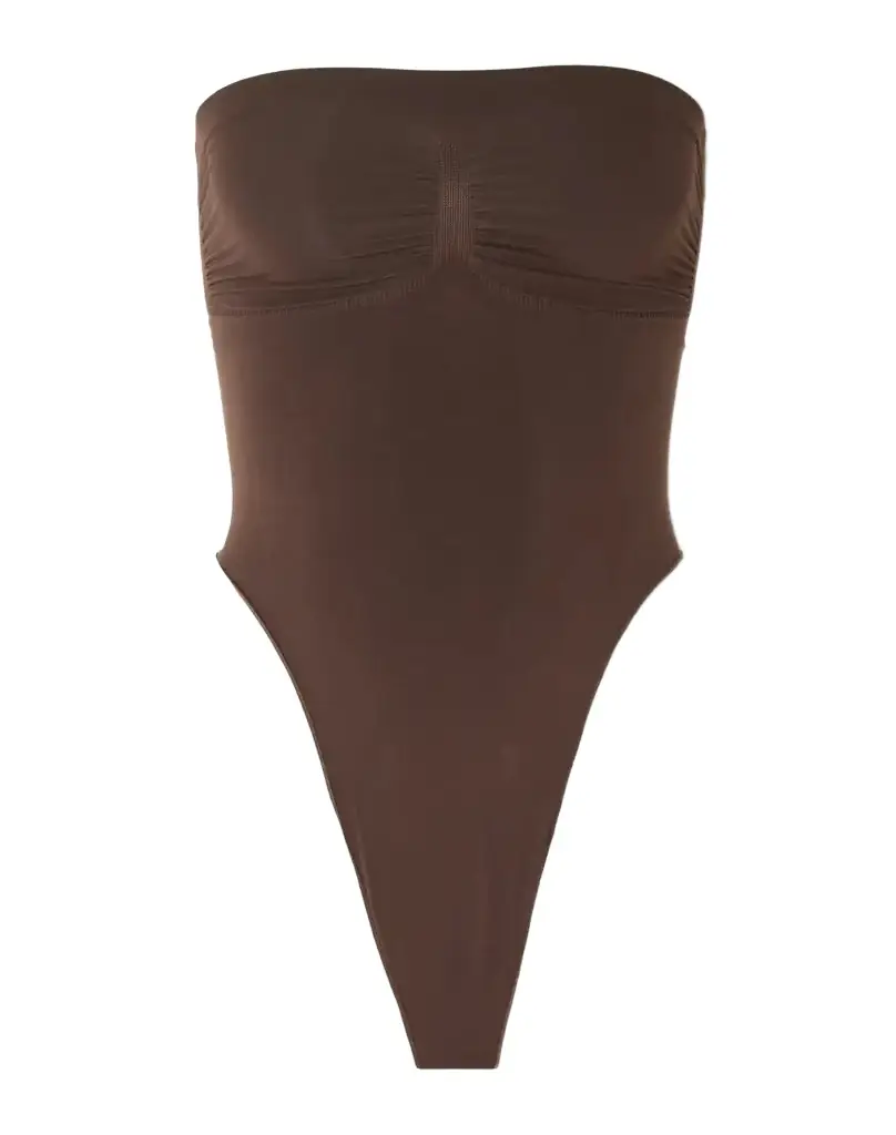 Seamless Sculpt Strapless Thong Bodysuit - Cocoa Seamless Sculpt Strapless Thong Bodysuit - Cocoa