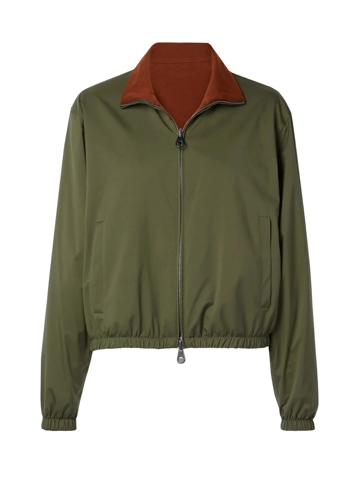 Reversible Shell And Cashmere Bomber Jacket Reversible Shell And Cashmere Bomber Jacket