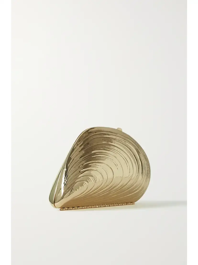 Simkhai Bridget Gold-tone Clutch | Thumbnail 3 Simkhai Bridget Gold-tone Clutch | Thumbnail 3
