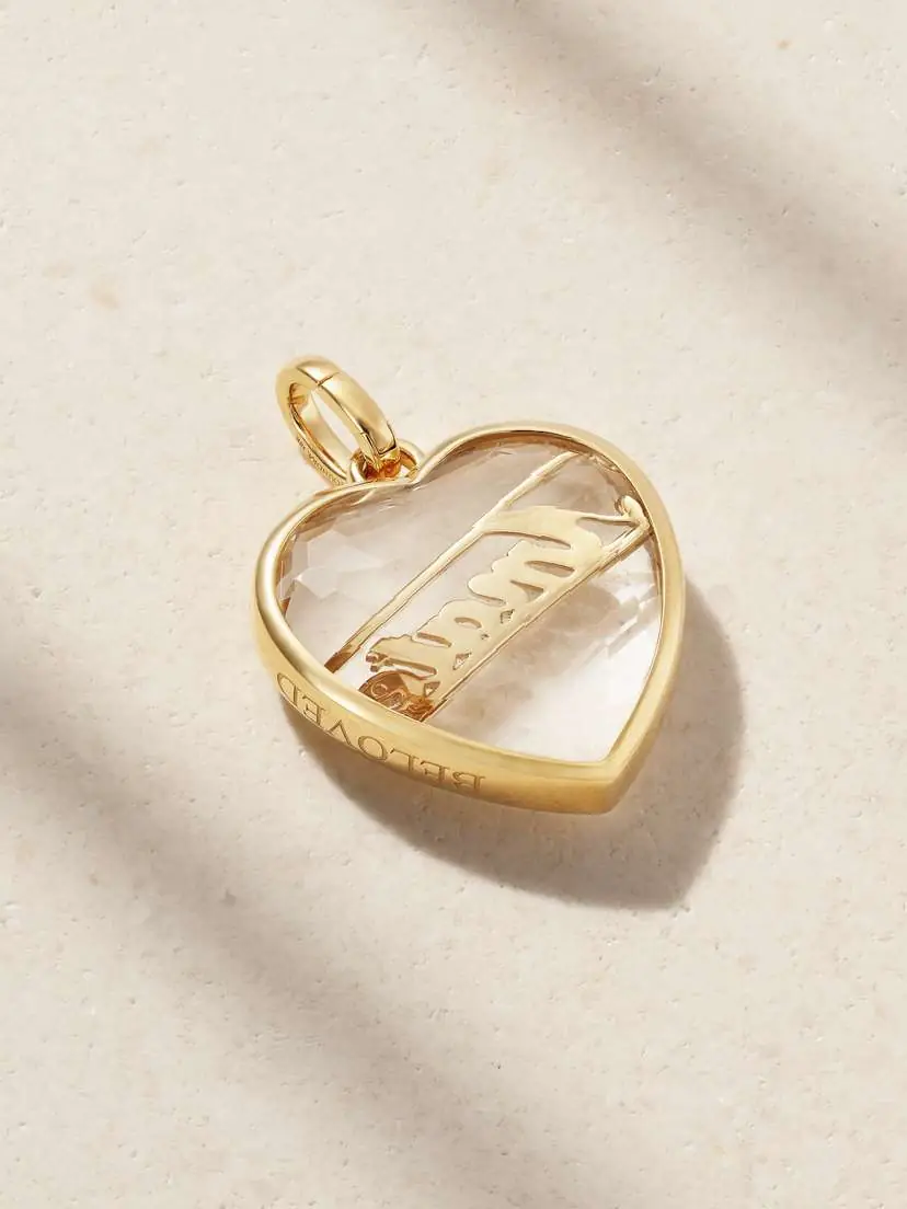 Foundrae Amate 18-karat Gold, Quartz And Diamond Pendant | Thumbnail 3 Foundrae Amate 18-karat Gold, Quartz And Diamond Pendant | Thumbnail 3