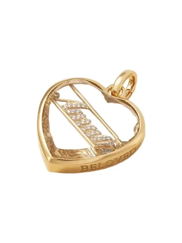 Amate 18-karat Gold, Quartz And Diamond Pendant