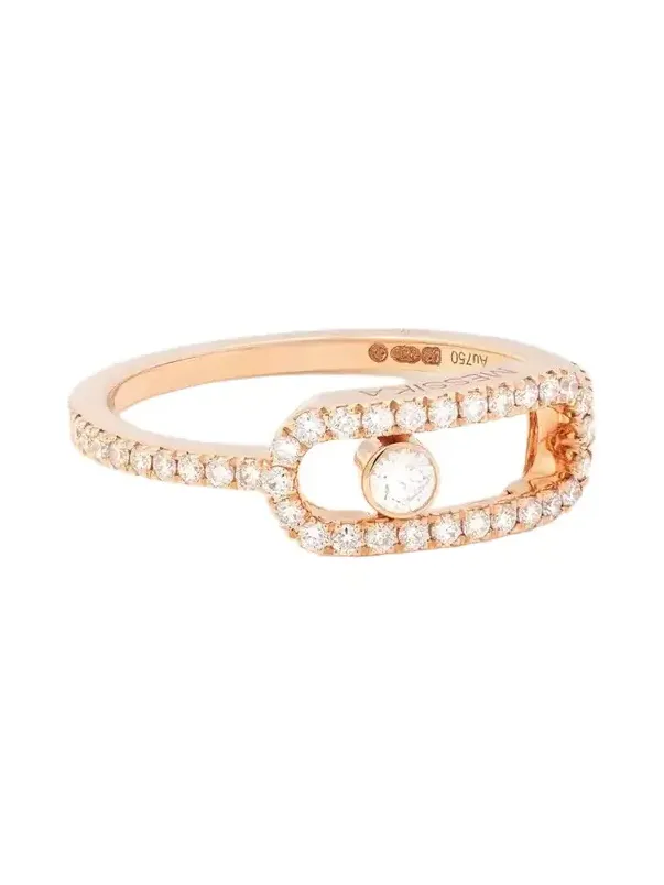 Big Move Uno 18-karat Rose Gold Diamond Ring