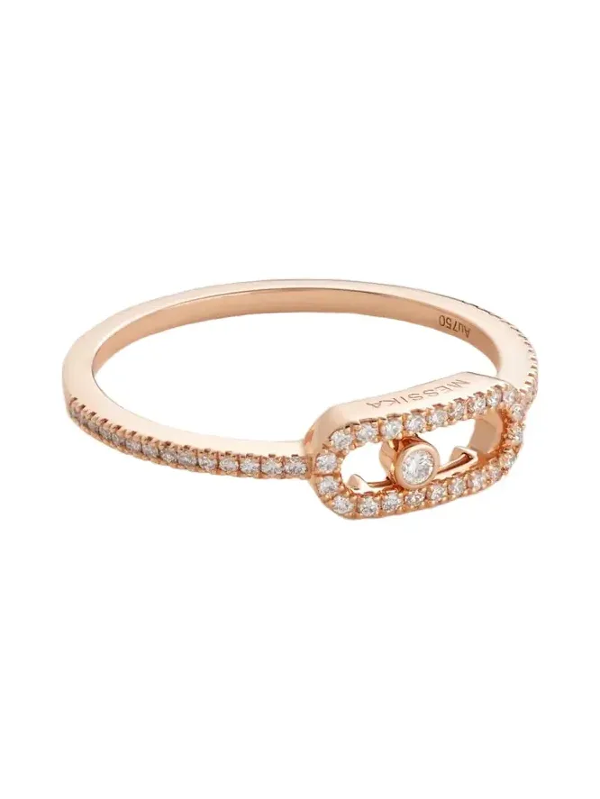 Move Uno 18-karat Rose Gold Diamond Ring