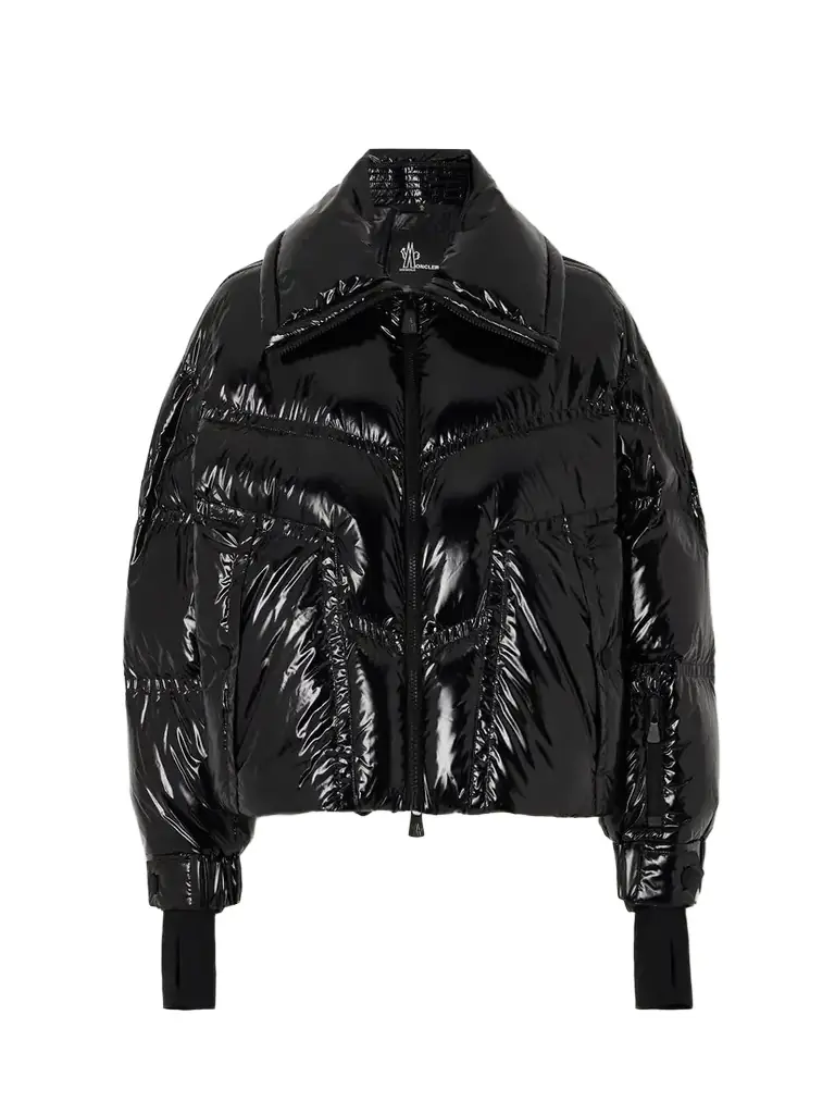 Moncler Grenoble Cluses Appliquéd Quilted Padded Down Ski Jacket | Image 1 Moncler Grenoble Cluses Appliquéd Quilted Padded Down Ski Jacket | Image 1
