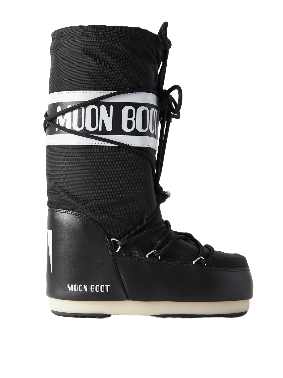 Moon Boot Icon Shell And Leather-like Snow Boots