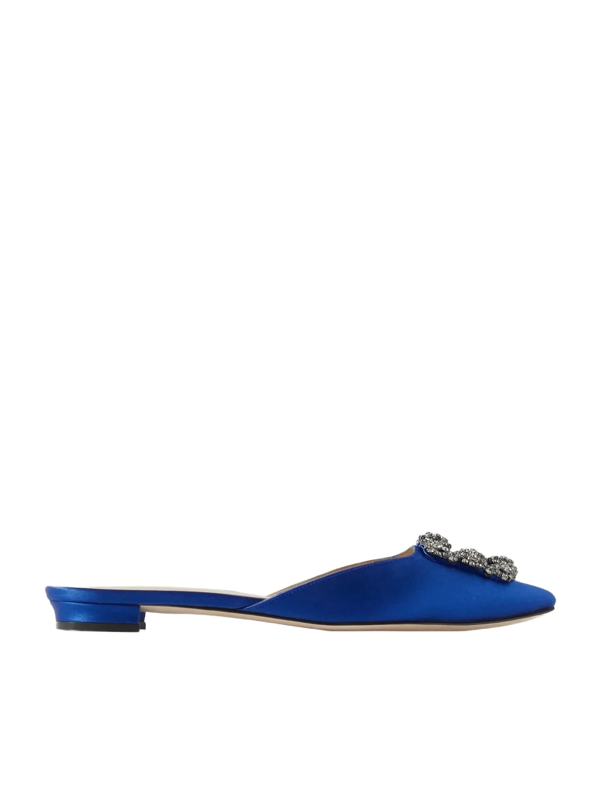 Hangisi Crystal-embellished Satin Slippers Hangisi Crystal-embellished Satin Slippers