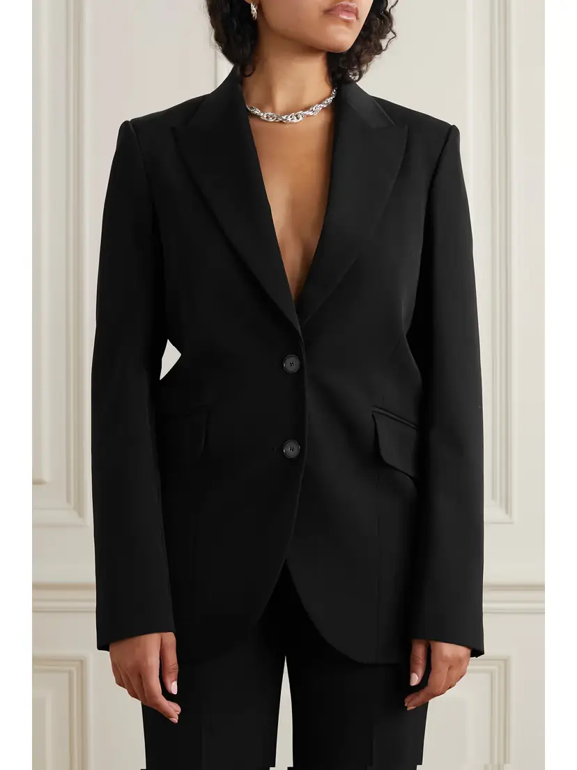Stella McCartney + Net Sustain Stretch-wool Twill Blazer | Thumbnail 3
