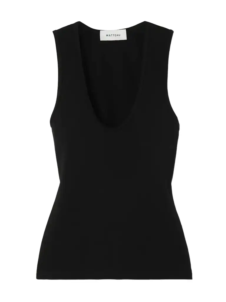 + Net Sustain Organic Cotton-blend Jersey Tank + Net Sustain Organic Cotton-blend Jersey Tank