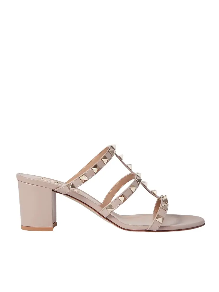 Valentino Garavani Rockstud 60 Leather Mules | Image 1 Valentino Garavani Rockstud 60 Leather Mules | Image 1