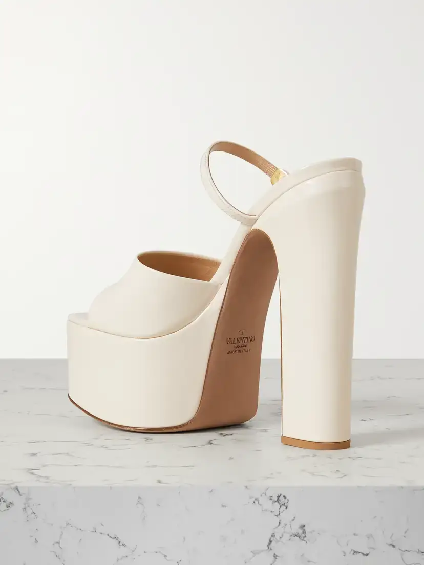 Valentino Garavani Tan-go 155 Patent-leather Platform Mules | Thumbnail 3
