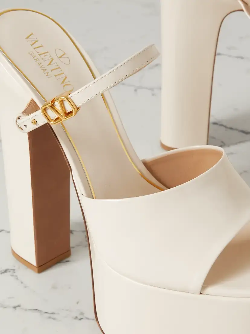 Valentino Garavani Tan-go 155 Patent-leather Platform Mules | Thumbnail 4
