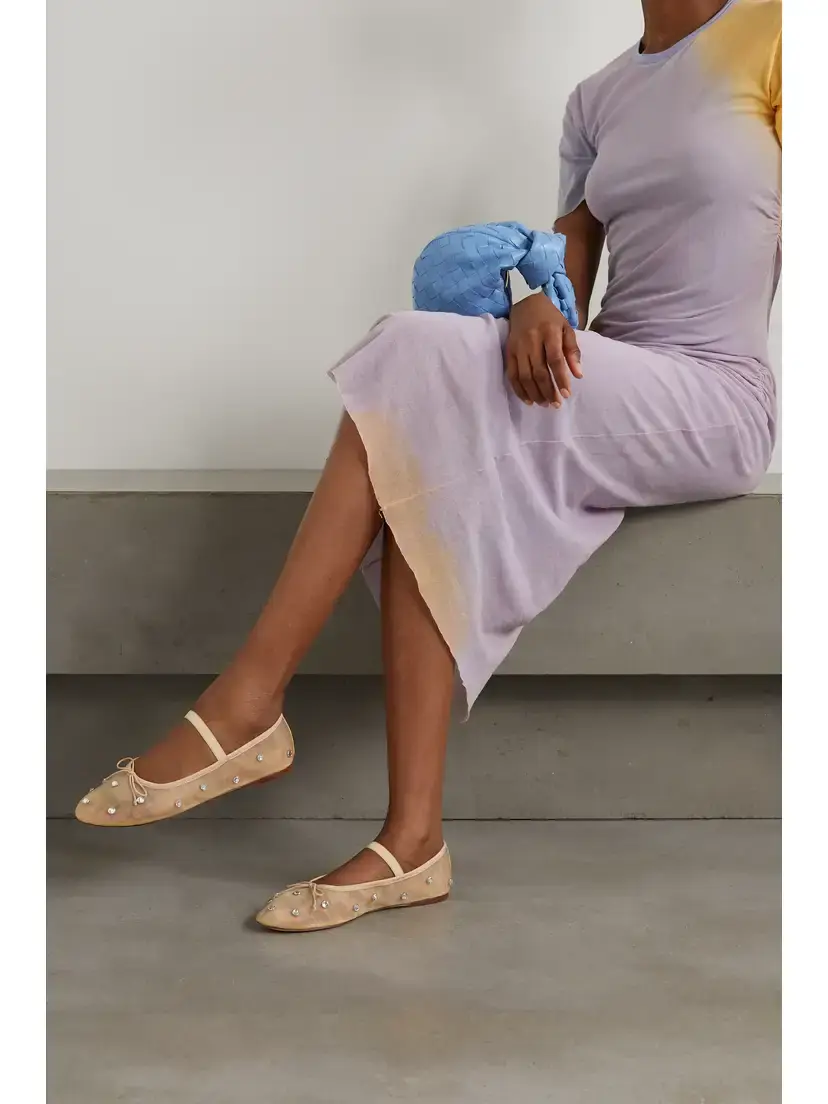 Loeffler Randall Leonie Crystal-embellished Mesh Ballet Flats | Thumbnail 2 Loeffler Randall Leonie Crystal-embellished Mesh Ballet Flats | Thumbnail 2