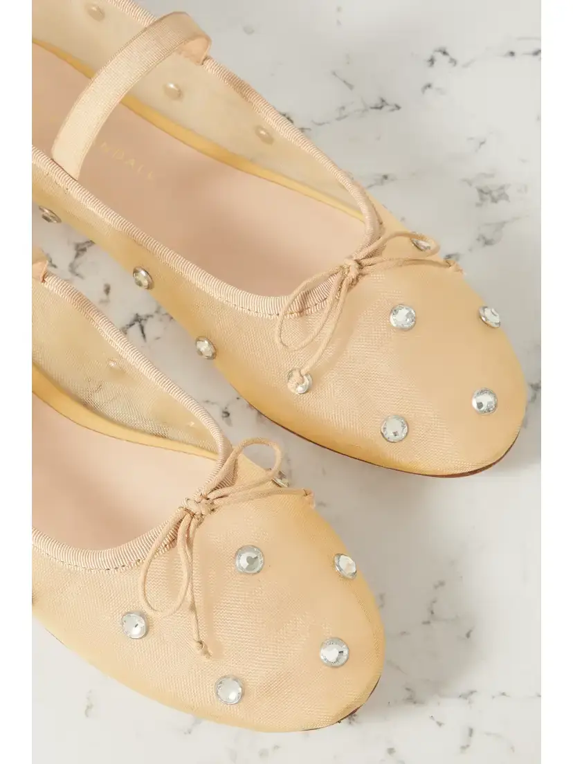 Loeffler Randall Leonie Crystal-embellished Mesh Ballet Flats | Thumbnail 4 Loeffler Randall Leonie Crystal-embellished Mesh Ballet Flats | Thumbnail 4