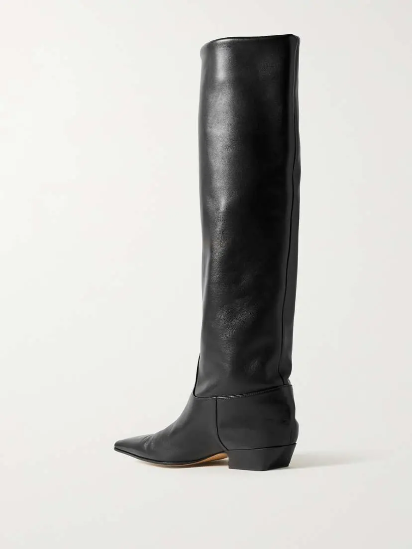 Khaite Marfa Leather Knee Boots | Thumbnail 3