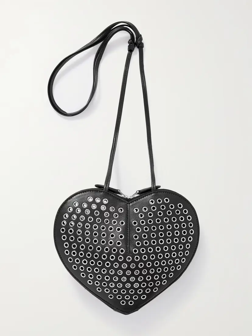 Alaïa Le Coeur Eyelet-embellished Leather Shoulder Bag - - One size | Thumbnail 3 Alaïa Le Coeur Eyelet-embellished Leather Shoulder Bag - - One size | Thumbnail 3