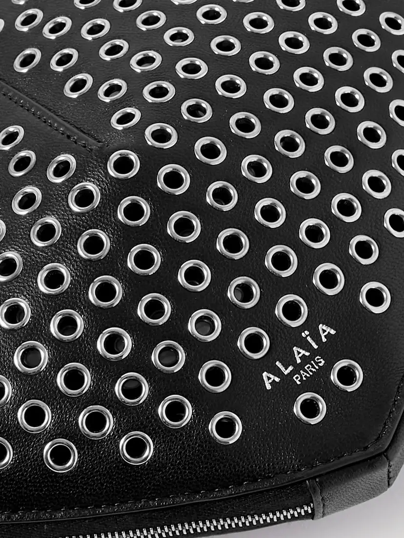 Alaïa Le Coeur Eyelet-embellished Leather Shoulder Bag - - One size | Thumbnail 4 Alaïa Le Coeur Eyelet-embellished Leather Shoulder Bag - - One size | Thumbnail 4