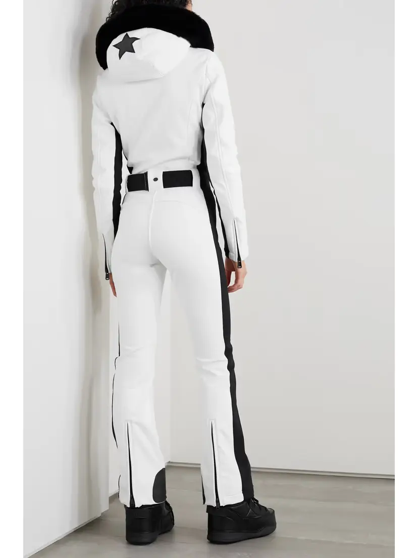 Goldbergh Parry Belted Hooded Plush-trimmed Ski Suit | Thumbnail 3 Goldbergh Parry Belted Hooded Plush-trimmed Ski Suit | Thumbnail 3