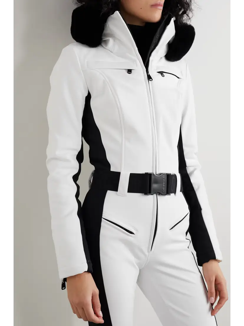 Goldbergh Parry Belted Hooded Plush-trimmed Ski Suit | Thumbnail 5 Goldbergh Parry Belted Hooded Plush-trimmed Ski Suit | Thumbnail 5