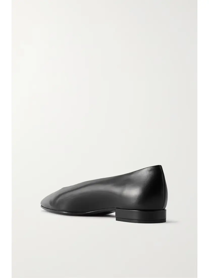 Loro Piana Rebecca Leather Point-toe Flats | Thumbnail 3