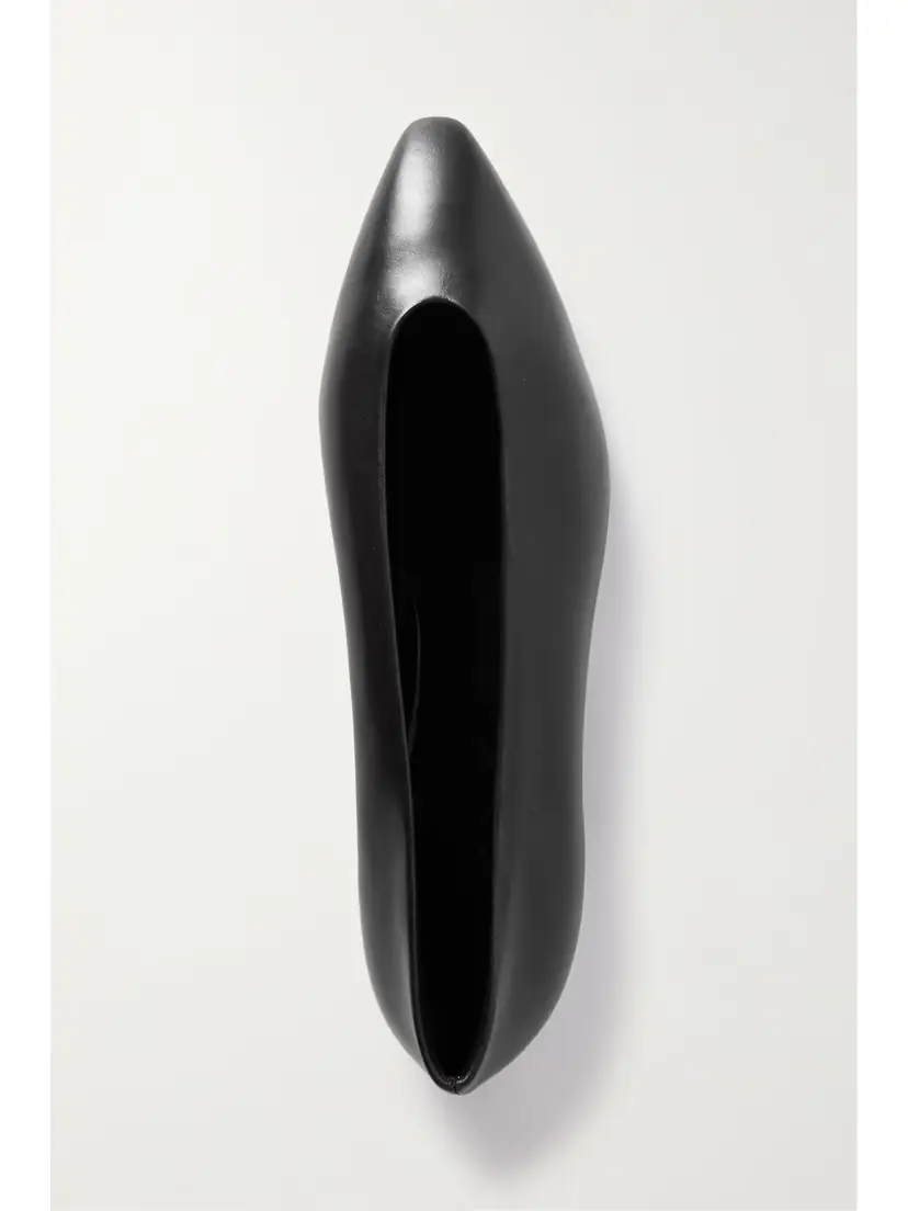 Loro Piana Rebecca Leather Point-toe Flats | Thumbnail 5