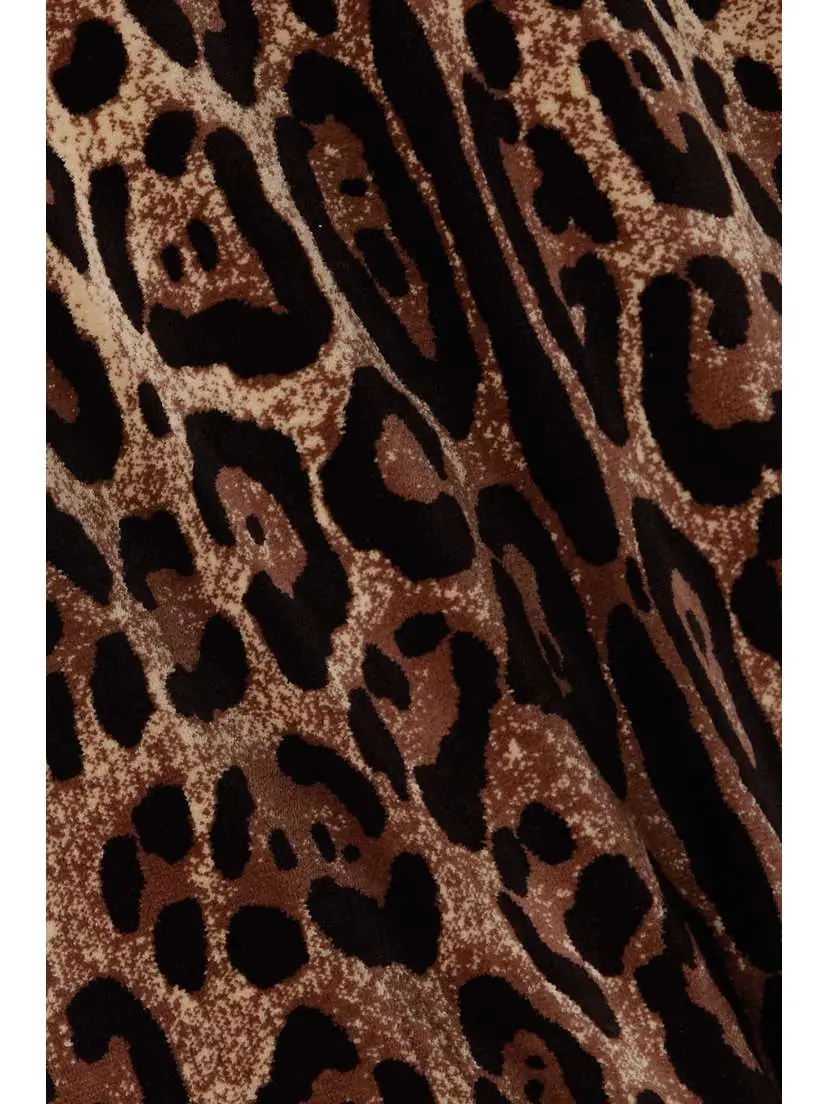 Dolce & Gabbana Leopard-print Cotton-blend Chenille Midi Skirt | Thumbnail 4 Dolce & Gabbana Leopard-print Cotton-blend Chenille Midi Skirt | Thumbnail 4