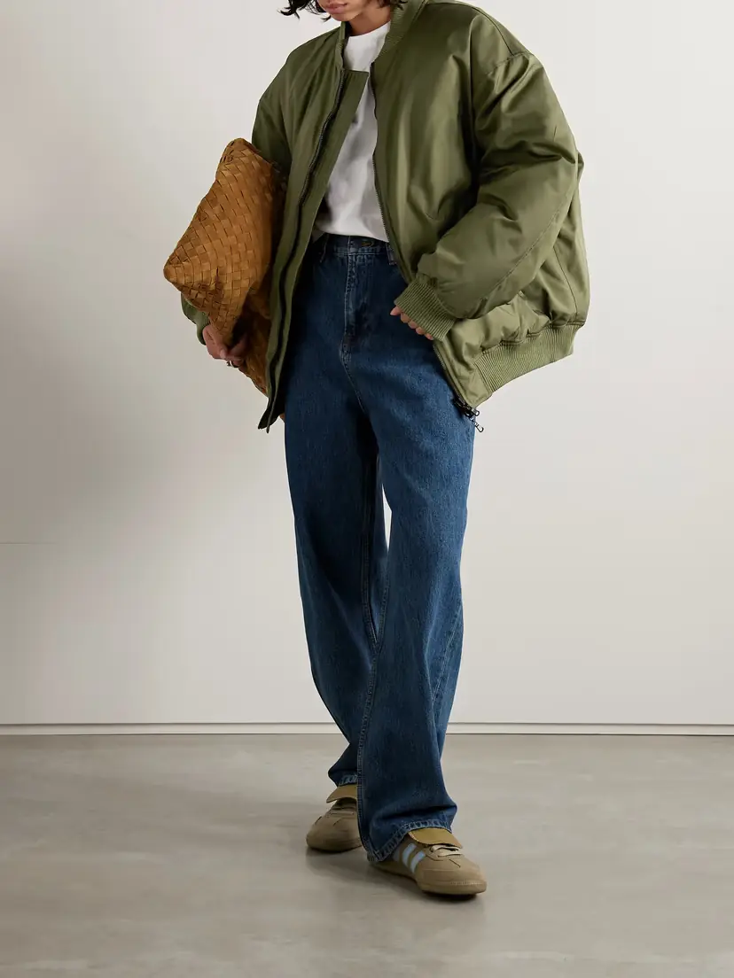 Wardrobe.NYC Reversible Quilted Shell Bomber Jacket | Thumbnail 2