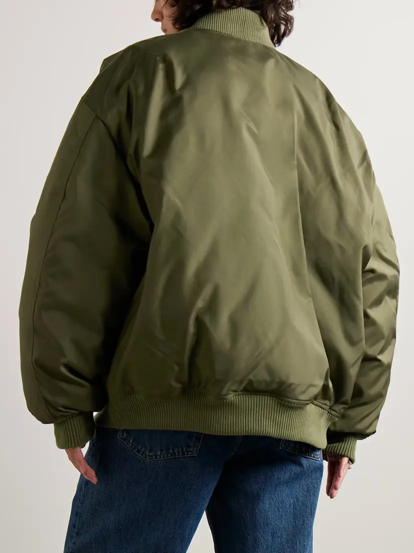 Wardrobe.NYC Reversible Quilted Shell Bomber Jacket | Thumbnail 4