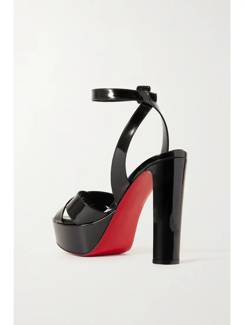 Christian Louboutin Supramariza 130 Patent-leather Platform Sandals | Thumbnail 3 Christian Louboutin Supramariza 130 Patent-leather Platform Sandals | Thumbnail 3