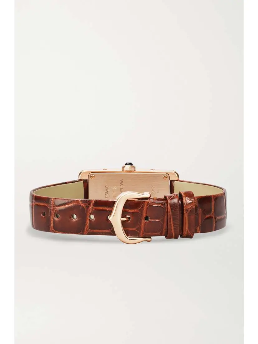 Cartier Tank Américaine Small 18-karat Rose Gold Watch | Thumbnail 6