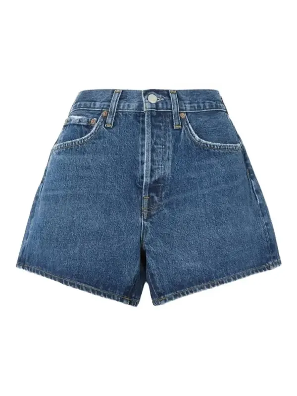 AGOLDE Parker Long Clean Organic Denim Shorts
