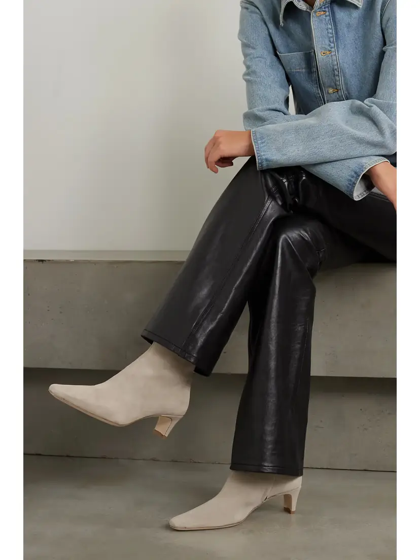Staud Wally Suede Ankle Boots | Thumbnail 2 Staud Wally Suede Ankle Boots | Thumbnail 2
