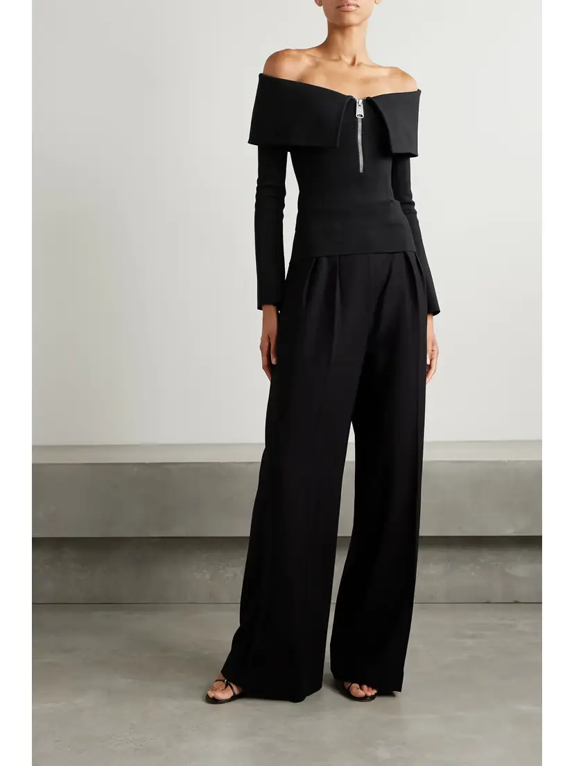 Khaite Sevyn Off-the-shoulder Knitted Top | Thumbnail 2 Khaite Sevyn Off-the-shoulder Knitted Top | Thumbnail 2