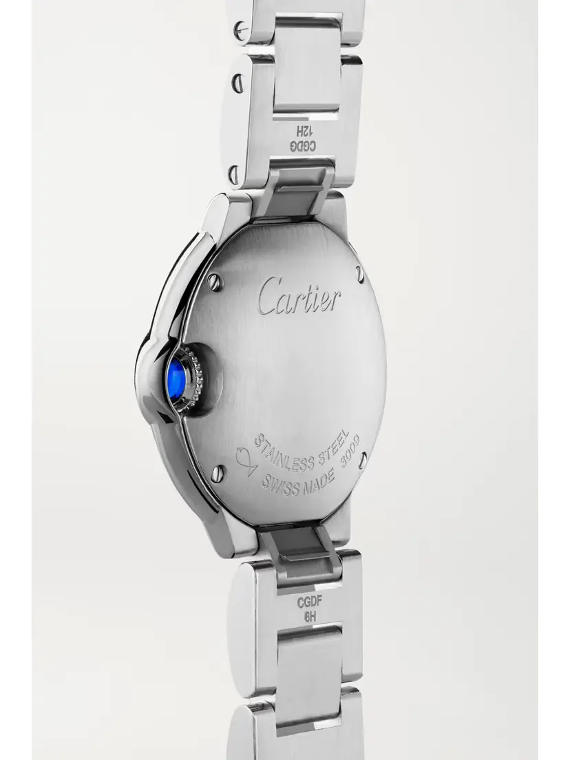 Cartier Ballon Bleu De 28mm Stainless Steel And Diamond Watch | Thumbnail 4 Cartier Ballon Bleu De 28mm Stainless Steel And Diamond Watch | Thumbnail 4
